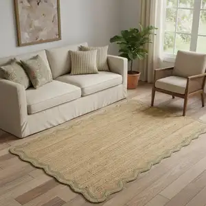 Photo of Natural Jute Hand Braided Area Rug