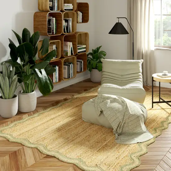 Natural Jute Hand Braided Area Rug Photo 4