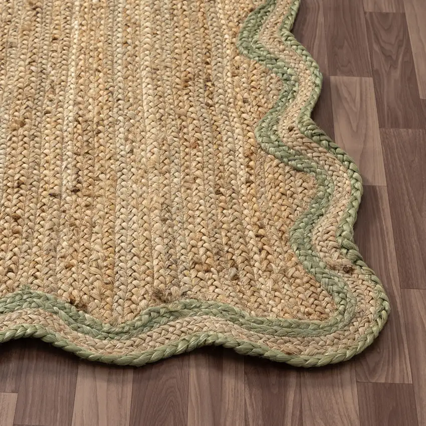 Natural Jute Hand Braided Area Rug Photo 7