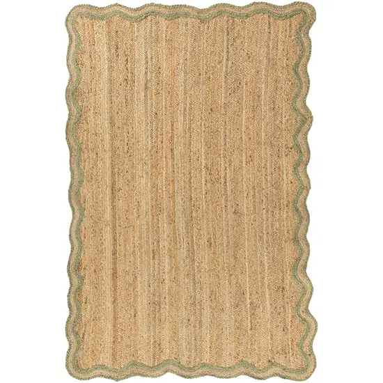 Natural Jute Hand Braided Area Rug Photo 2