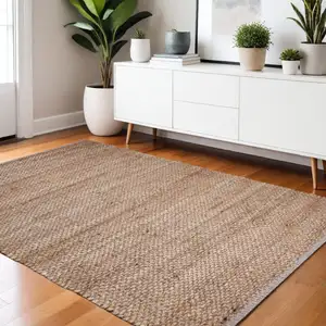 Photo of Natural Jute Hand Woven Area Rug