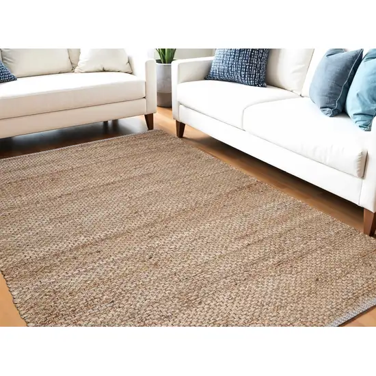 Natural Jute Hand Woven Area Rug Photo 1