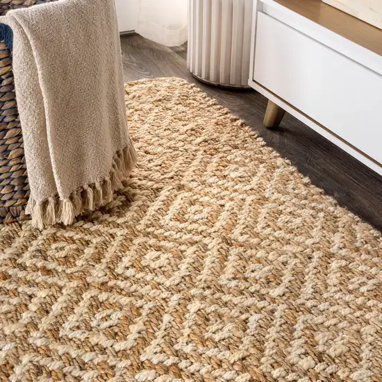 Natural Jute Handmade Area Rug Photo 7
