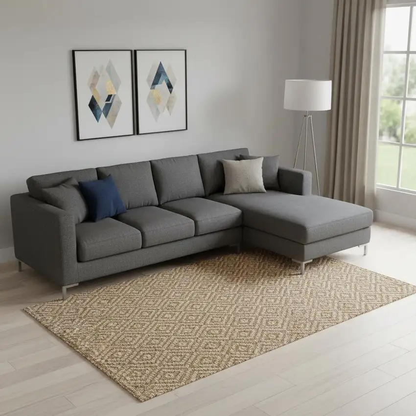 Natural Jute Handmade Area Rug Photo 2