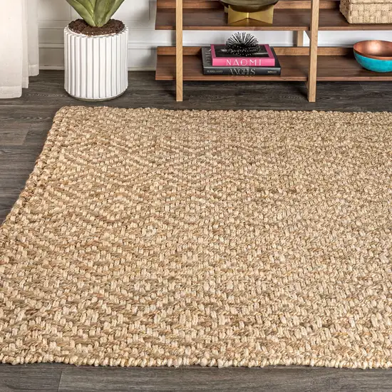 Natural Jute Handmade Area Rug Photo 7