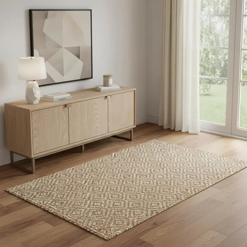 Natural Jute Handmade Area Rug Photo 2
