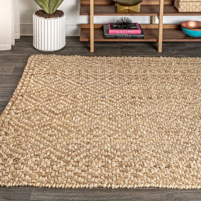 Natural Jute Handmade Area Rug Photo 8
