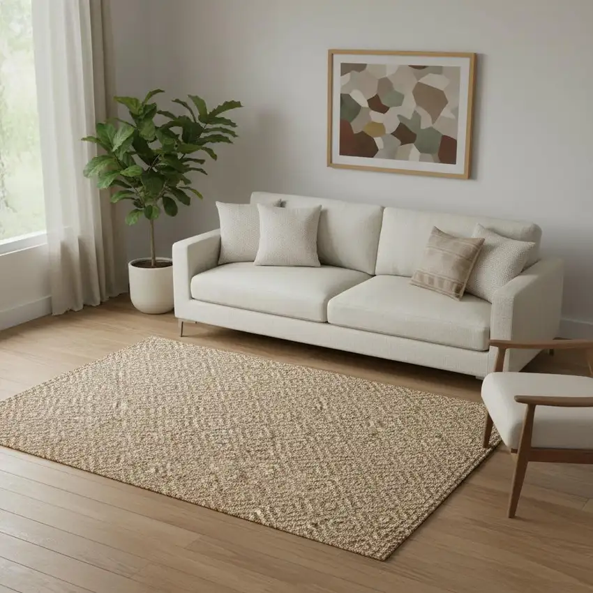 Natural Jute Handmade Area Rug Photo 2