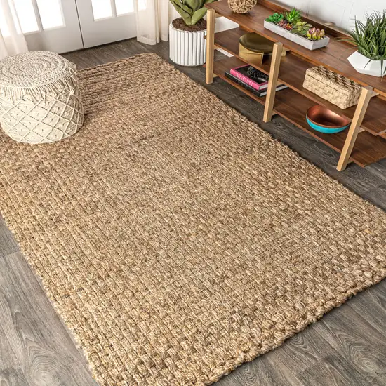 Natural Jute Handmade Area Rug Photo 8