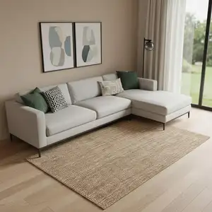 Photo of Natural Jute Handmade Area Rug