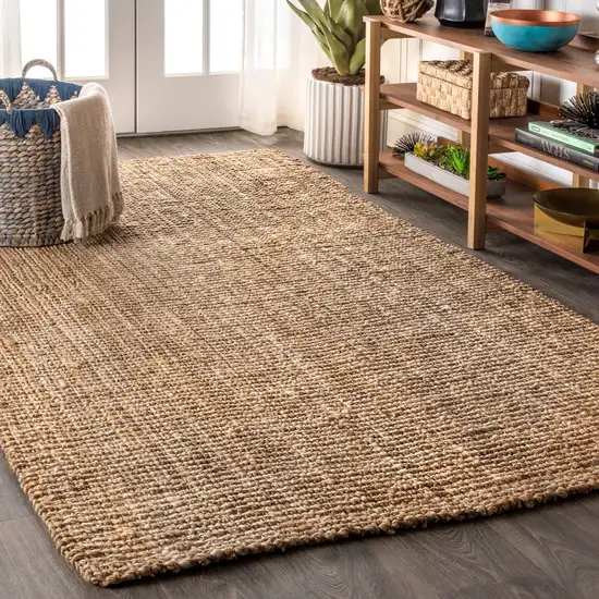 Natural Jute Handmade Area Rug Photo 4