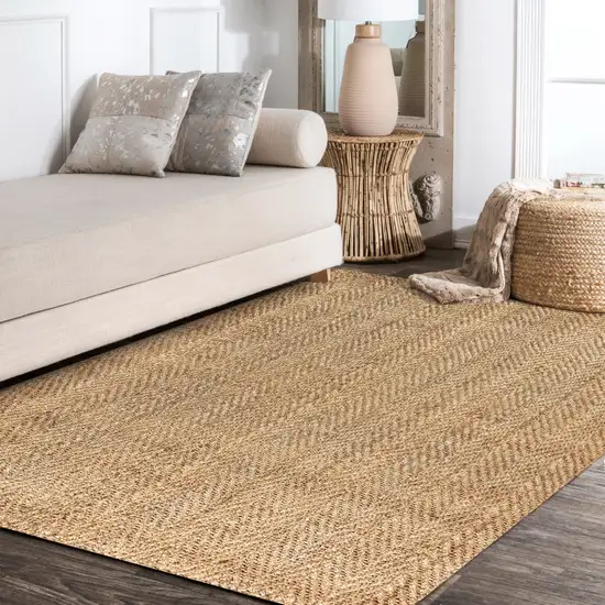 Natural Jute Handmade Area Rug Photo 6