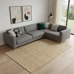 Photo of Natural Jute Handmade Area Rug