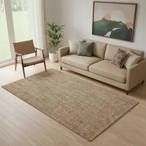 Photo of Natural Jute Handmade Area Rug