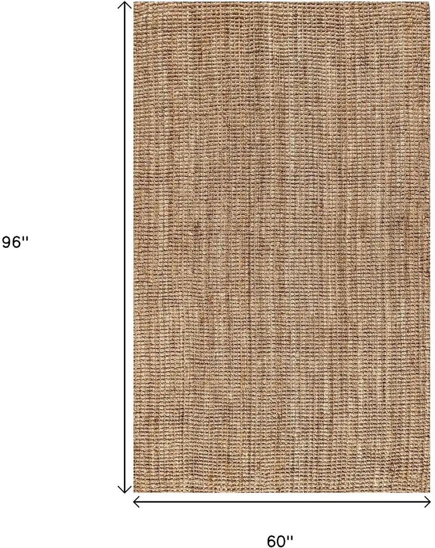 Natural Jute Handmade Area Rug Photo 7