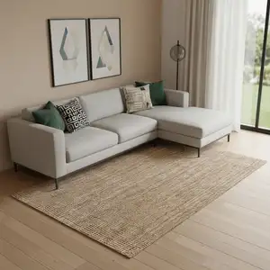 Photo of Natural Jute Handmade Area Rug