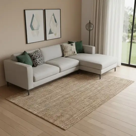 Natural Jute Handmade Area Rug Photo 1