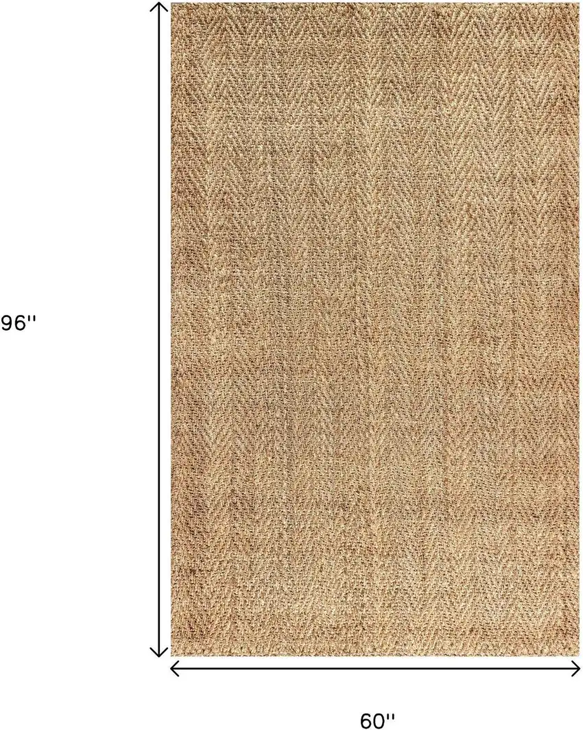Natural Jute Handmade Area Rug Photo 7