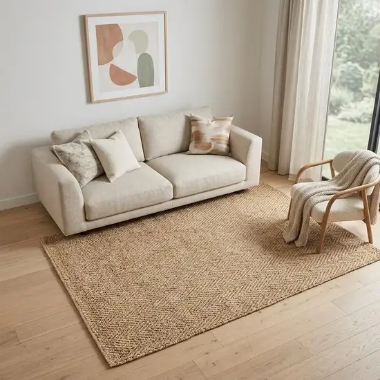 Natural Jute Handmade Area Rug Photo 1