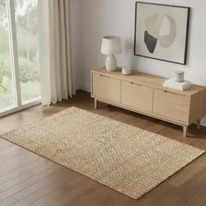 Photo of Natural Jute Handmade Area Rug
