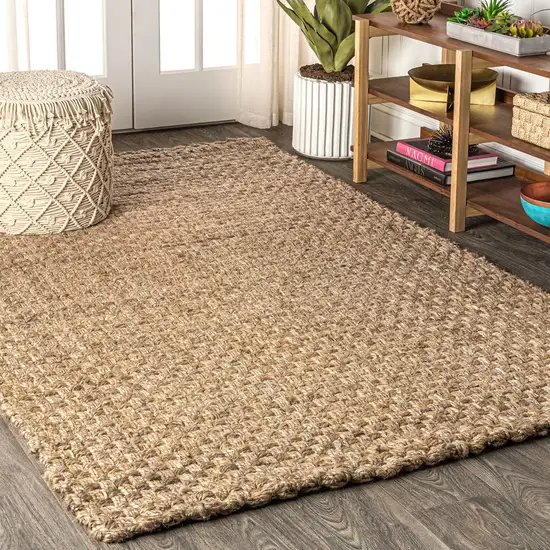 Natural Jute Handmade Area Rug Photo 4