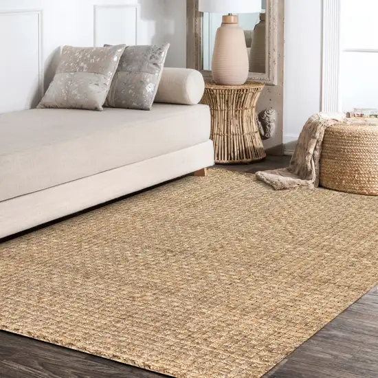Natural Jute Handmade Area Rug Photo 5