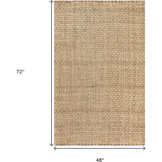 Natural Jute Handmade Area Rug Photo 7