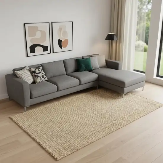 Natural Jute Handmade Area Rug Photo 1