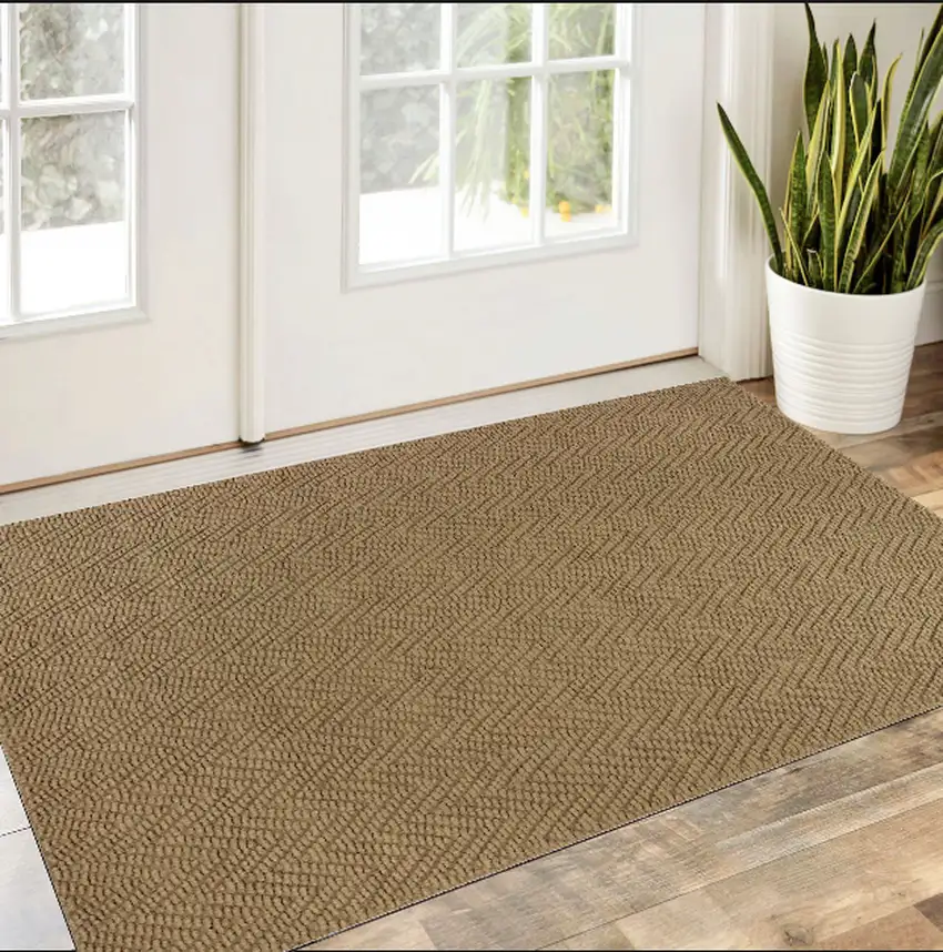 2' X 4' Natural Jute Rug Photo 1