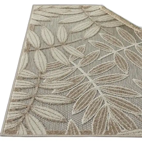 Natural Leaves Indoor Outdoor Area Rug Photo 10