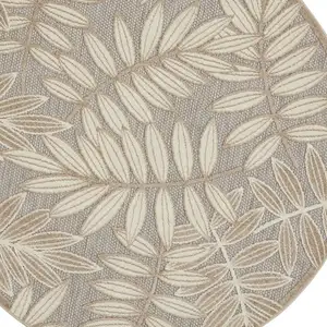 Photo of Natural Leaves Indoor Outdoor Area Rug