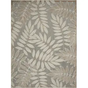 Photo of Natural Leaves Indoor Outdoor Area Rug