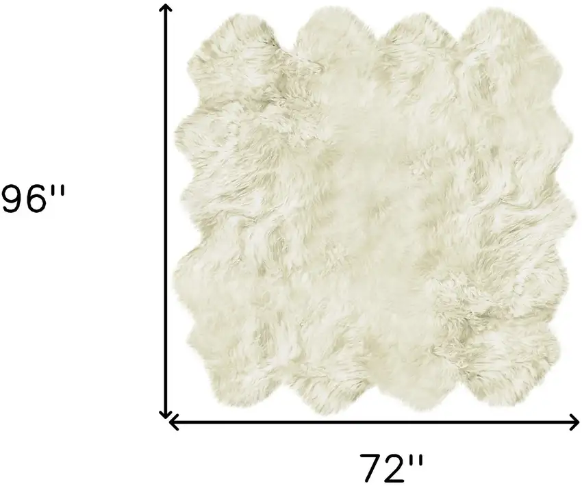 Natural New Zealand Sheepskin Area Rug Photo 3