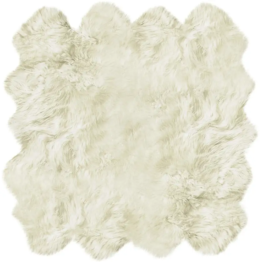 Natural New Zealand Sheepskin Area Rug Photo 1