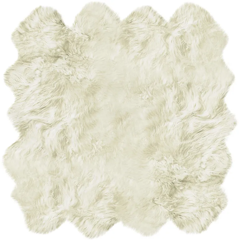Natural New Zealand Sheepskin Area Rug Photo 1