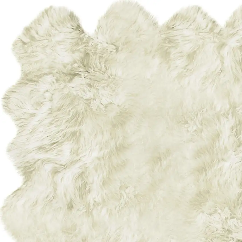 Natural New Zealand Sheepskin Area Rug Photo 6