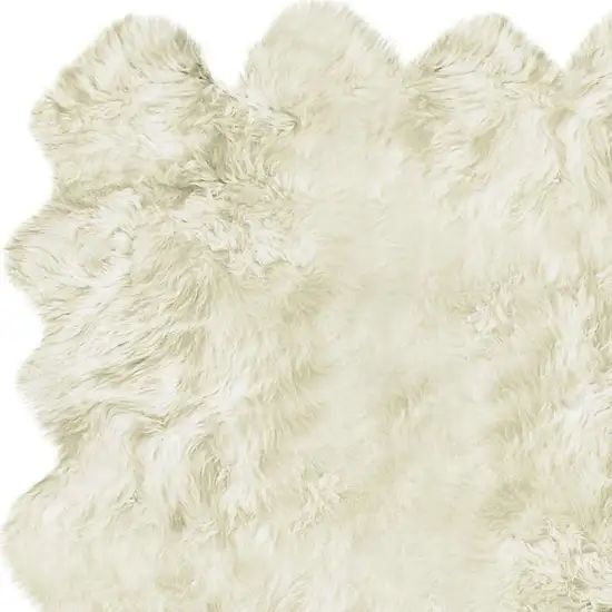 Natural New Zealand Sheepskin Area Rug Photo 6