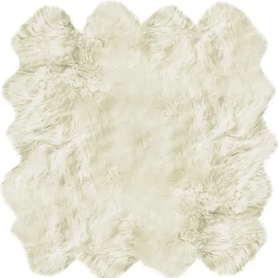 Natural New Zealand Sheepskin Area Rug Photo 7