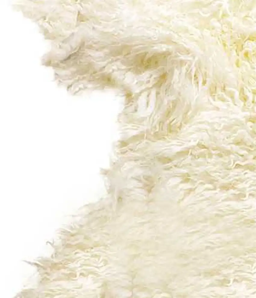 Natural New Zealand Sheepskin Wool  Area Rug Photo 6