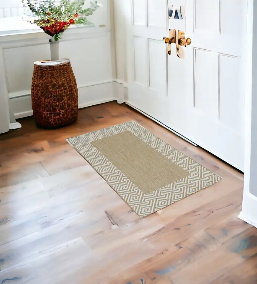 Natural Polypropylene Area Rug Photo 1