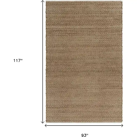 Natural Jute Hand Woven Area Rug Photo 7