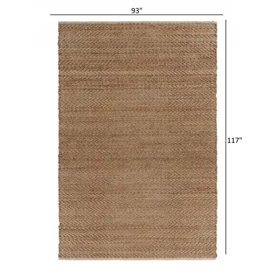 Natural Toned Chevron Pattern Area Rug Photo 3
