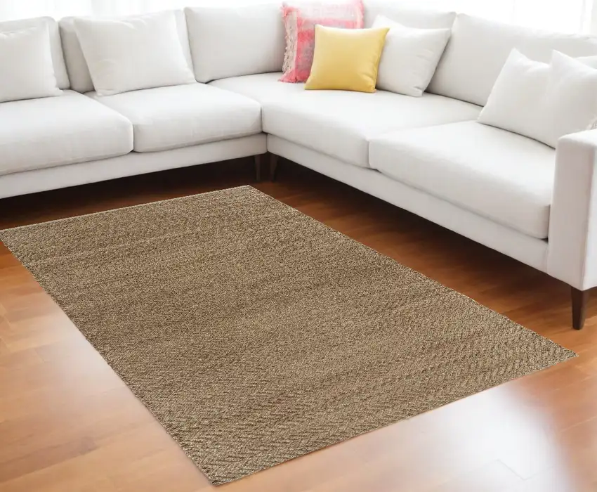 Natural Hand Woven Area Rug Photo 1