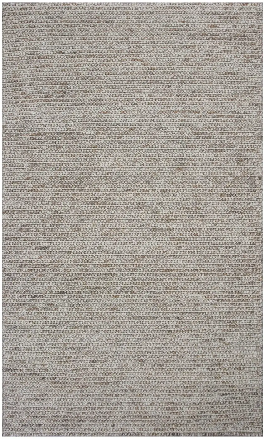 Natural Wool Boucle Berber Style Area Rug Photo 1