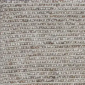 Photo of Natural Wool Boucle Berber Style Area Rug