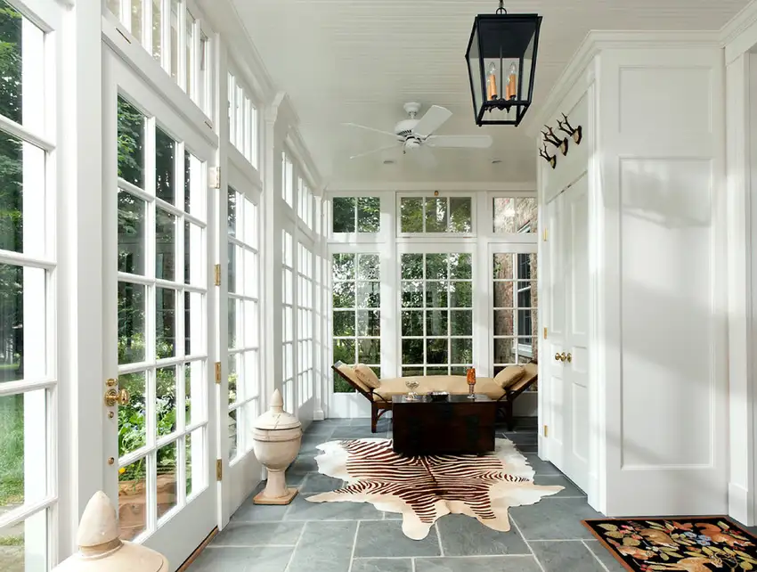 Natural and Brown Zebra Print Genuine Cowhide Area Rug Photo 6