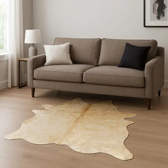 Natural Cowhide Cowhide Print Area Rug Photo 2