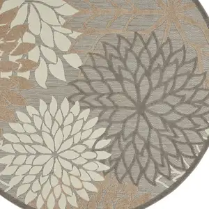 Photo of Natural and Gray Indoor Outdoor Area Rug