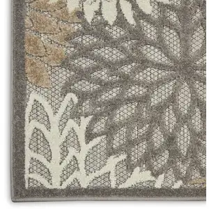 Photo of Natural and Gray Indoor Outdoor Area Rug