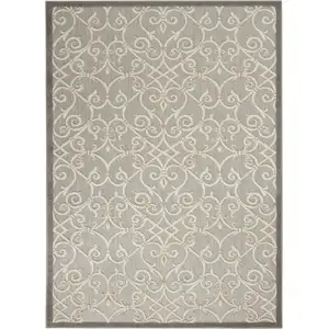 Photo of Natural and Gray Indoor Outdoor Area Rug